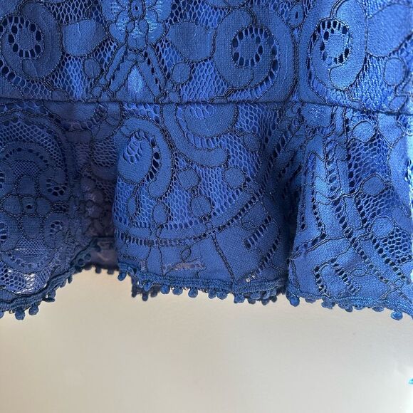 Navy Lace mini Dress size 6 - MEDINDIE DRESS Costal cowgirl - Picture 10 of 10
